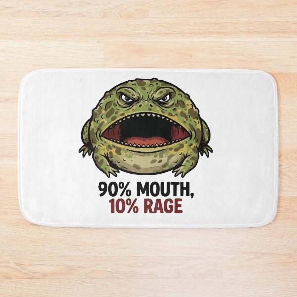 Item preview, 90 Percent Mouth 10 Percent Rage Pacman Frog designed and sold by Petzzz.