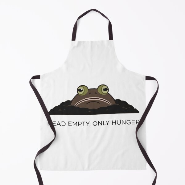 Item preview, Head Empty Only Hunger Pacman Frog Meme designed and sold by Petzzz.