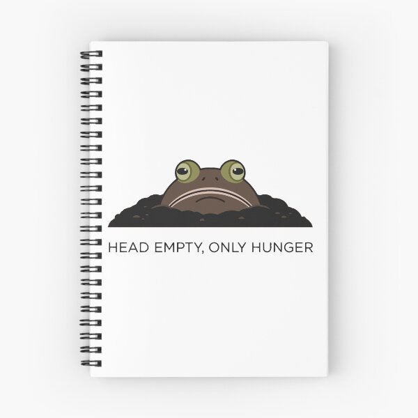 Item preview, Head Empty Only Hunger Pacman Frog Meme designed and sold by Petzzz.