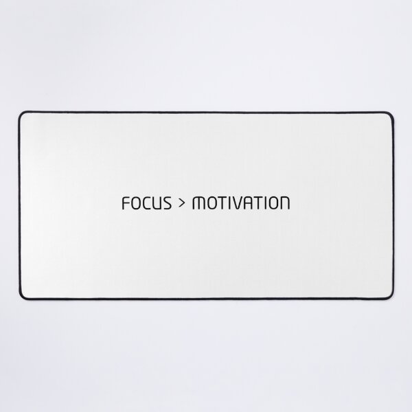 Item preview, Focus Greater Than Motivation Energy Focus Typography designed and sold by PureTypeStudio.