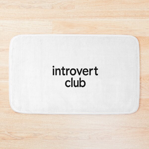 Item preview, Introvert Club Minimalist Typography – Funny Introvert Quote Aesthetic Design designed and sold by ArtWaveStudio8.
