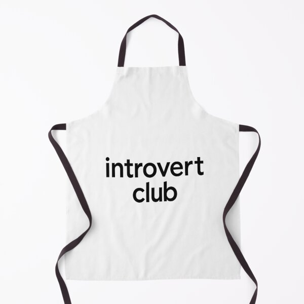 Item preview, Introvert Club Minimalist Typography – Funny Introvert Quote Aesthetic Design designed and sold by ArtWaveStudio8.
