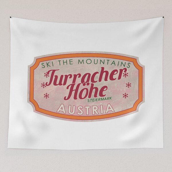 Item preview, Turracher Höhe, Austria, Steiermark, Ski, textured skiing badge designed and sold by Wanderful-roads.