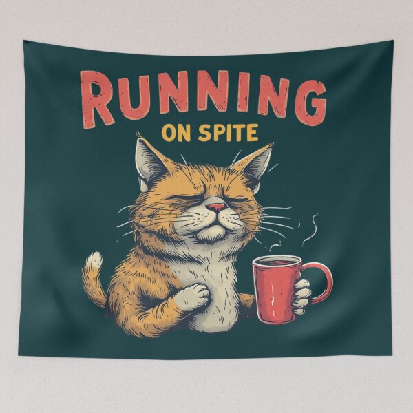 Item preview, Running on Spite Cat – Powered by Petty Energy designed and sold by Artiviose.