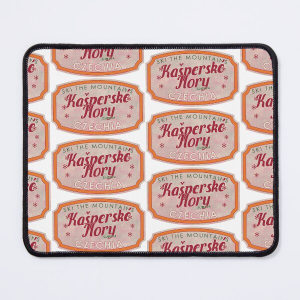 Item preview, Kašperské Hory, Czechia, Šumava, Ski, textured skiing badge designed and sold by Wanderful-roads.
