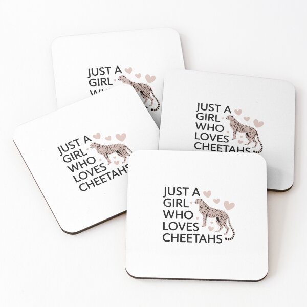Item preview, Just A Girl Who Loves Cheetahs Women Big Cat Wild Animal Lover designed and sold by CORJIDOG-ART.