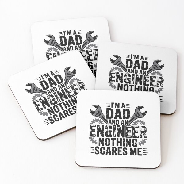 Item preview, I'm A Dad And An Engineer Nothing Scares Me Engineer Father Dad designed and sold by CORJIDOG-ART.