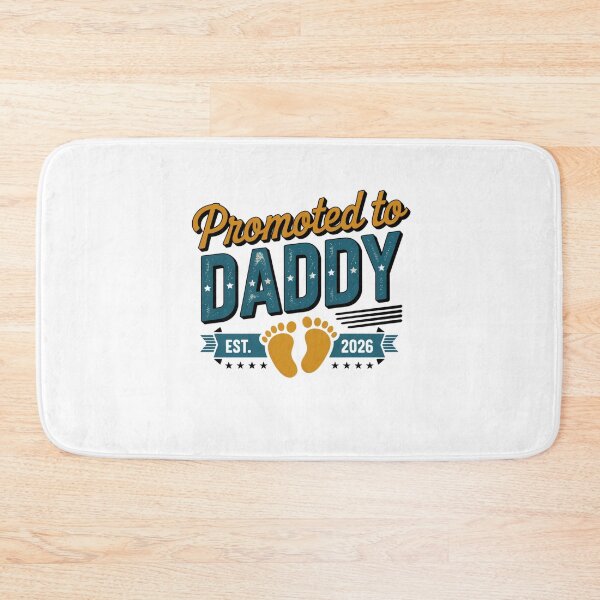 Item preview, Promoted To Daddy Est. 2026 New Dad Expecting Father Announcement designed and sold by CORJIDOG-ART.