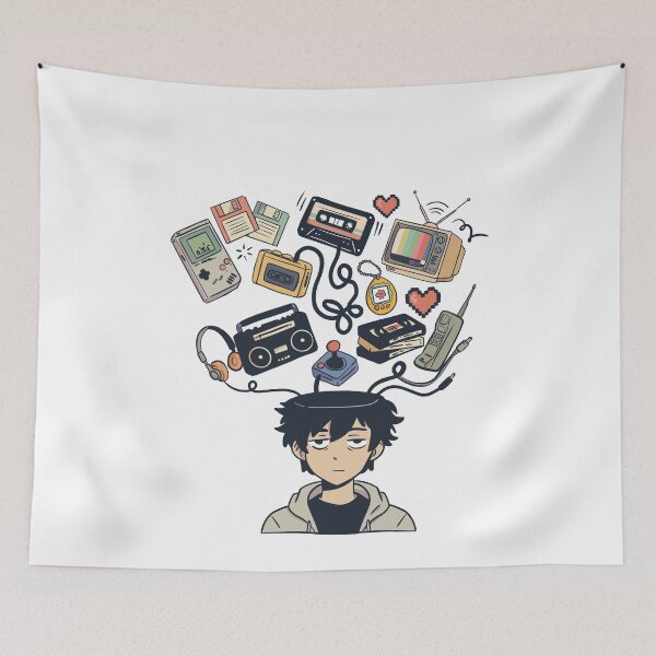 Item preview, 90s Kid Nostalgia – Retro Tech & Vintage Gaming Aesthetic designed and sold by EzekRenne.