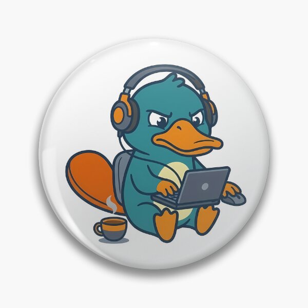 Artikelvorschau, Platypus Developer – Geschenk für Programmierbegeisterte entworfen und verkauft von Pip The Platypus.