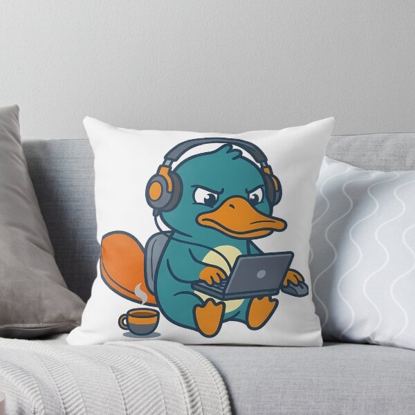 Artikelvorschau, Platypus Developer – Geschenk für Programmierbegeisterte entworfen und verkauft von Pip The Platypus.