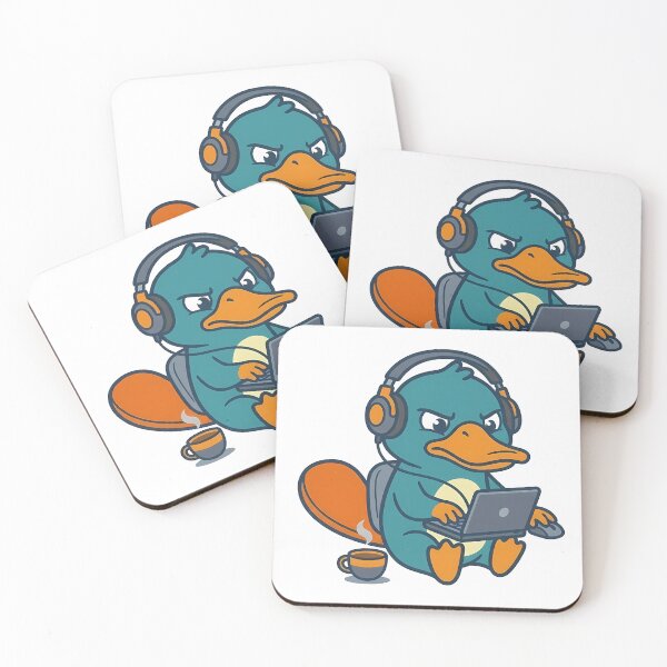 Artikelvorschau, Platypus Developer – Geschenk für Programmierbegeisterte entworfen und verkauft von Pip The Platypus.