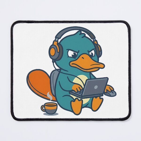 Artikelvorschau, Platypus Developer – Geschenk für Programmierbegeisterte entworfen und verkauft von Pip The Platypus.