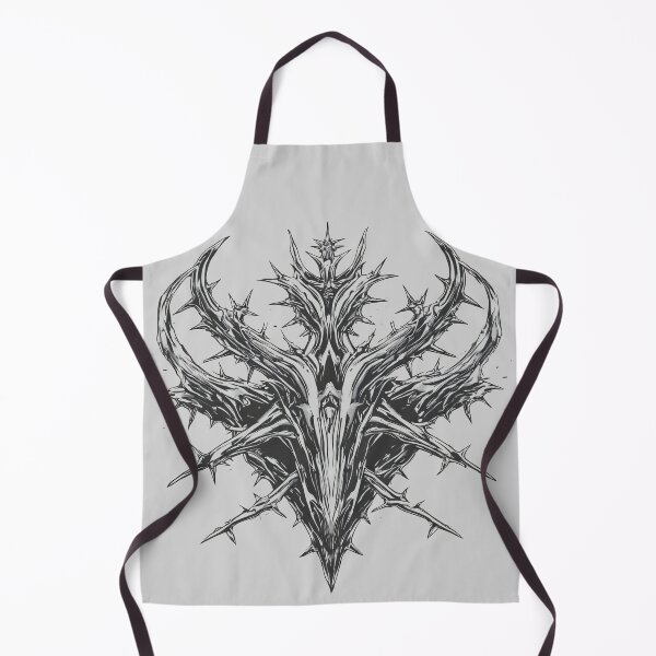 Item preview, Y2K Cyber Tribal Spiked Emblem / Dark Futuristic Gothic Art designed and sold by MorbidDreams.