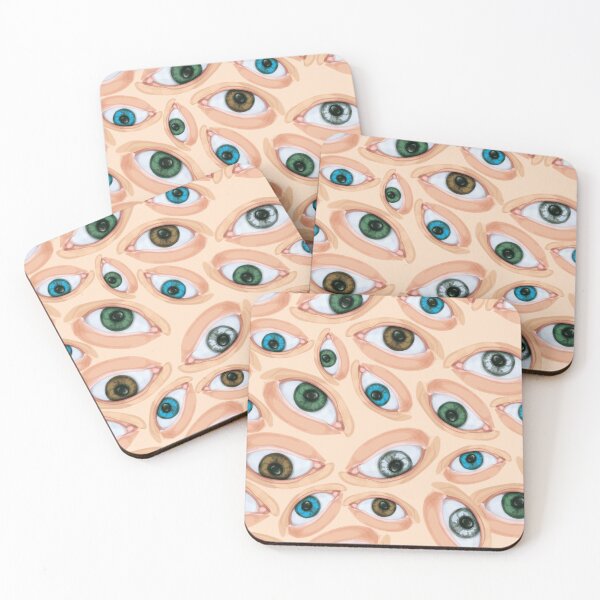 Item preview, Colorful Eyes Pattern – Surreal Eye Illustration designed and sold by AlisaArtDecor.