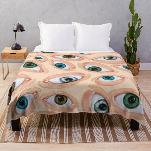 Item preview, Colorful Eyes Pattern – Surreal Eye Illustration designed and sold by AlisaArtDecor.
