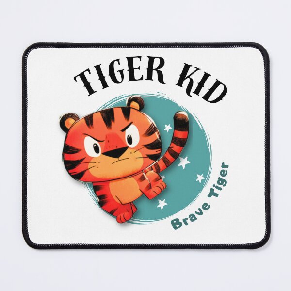 Item preview, Tiger Kid Chinese Zodiac – Brave Tiger Kid Illustration designed and sold by OriginalMindArt.