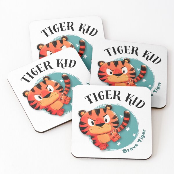 Item preview, Tiger Kid Chinese Zodiac – Brave Tiger Kid Illustration designed and sold by OriginalMindArt.