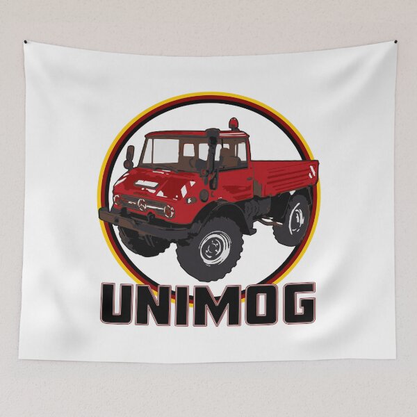 Item preview, UNIMOG – Built Not Bought | Garage Culture (Red)				 designed and sold by Groenendijk.