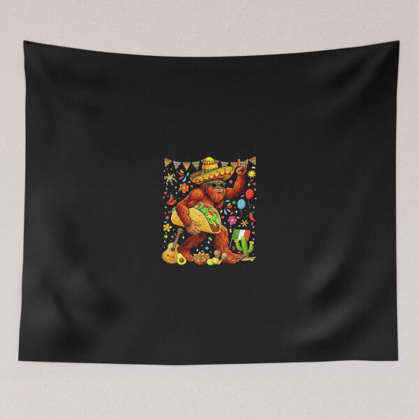 Item preview, Funny Bigfoot Carrying Taco Cinco De Mayo designed and sold by Le7yaStore.