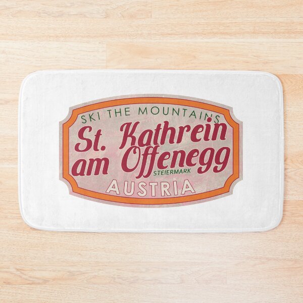 Item preview, St. Kathrein am Offenegg, Austria, Steiermark, Ski, textured skiing badge designed and sold by Wanderful-roads.