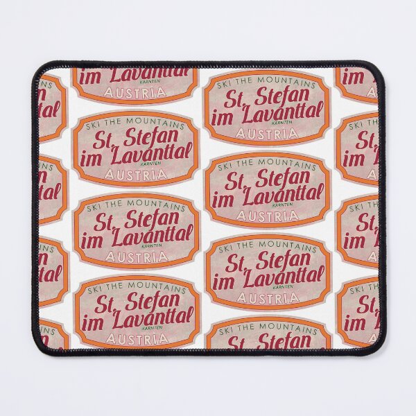 Item preview, St. Stefan im Lavanttal, Austria, Kärnten, Ski, textured skiing badge designed and sold by Wanderful-roads.