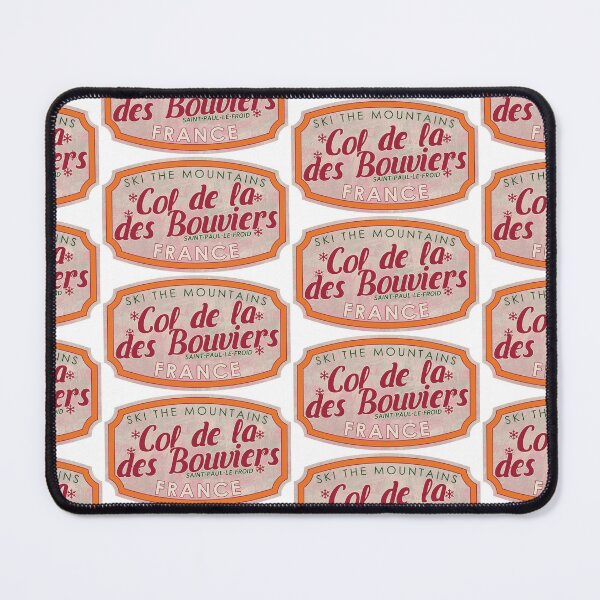Item preview, Col de la Baraque des Bouviers, France, Saint-Paul-le-Froid, Ski, textured skiing badge designed and sold by Wanderful-roads.