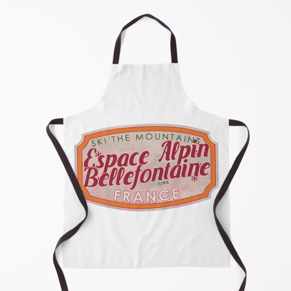 Item preview, Espace Alpin Bellefontaine, France, Jura, Ski, textured skiing badge designed and sold by Wanderful-roads.