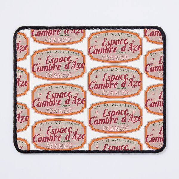 Item preview, Espace Cambre d'Aze, France, Pyrenees, Ski, textured skiing badge designed and sold by Wanderful-roads.