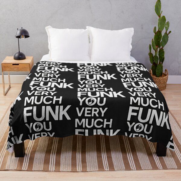 Artikelvorschau, Funk You Very Much – Minimalistisches Typografie-Design mit witzigem Funk-Musik-Wortspiel entworfen und verkauft von TheTrendsDesk.