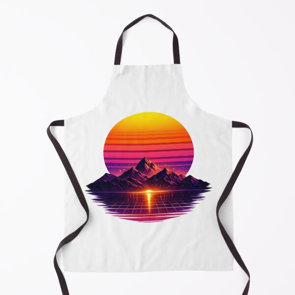 Item preview, Retro Synthwave Sunset Mountain – 80s Vaporwave Retro Vintage Aesthetic designed and sold by ArtWaveStudio8.