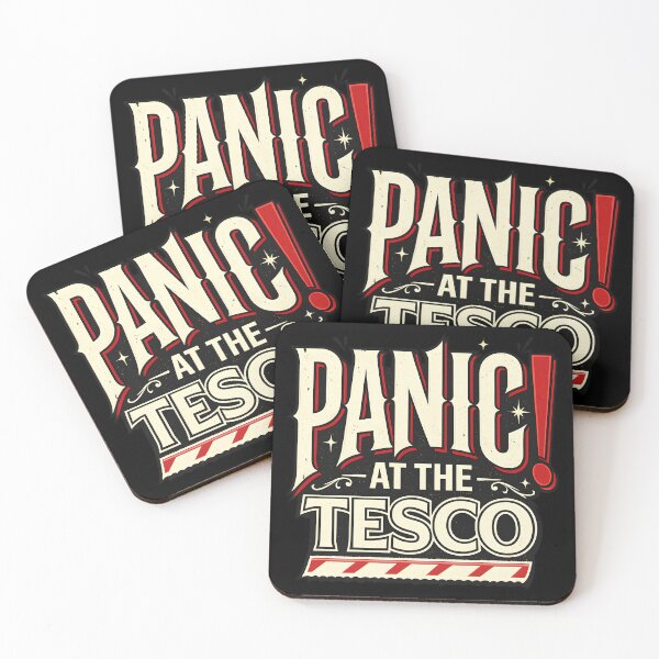 Item preview, Panic At The Disco:Tesco Slogan designed and sold by Shoot-The-Moon.