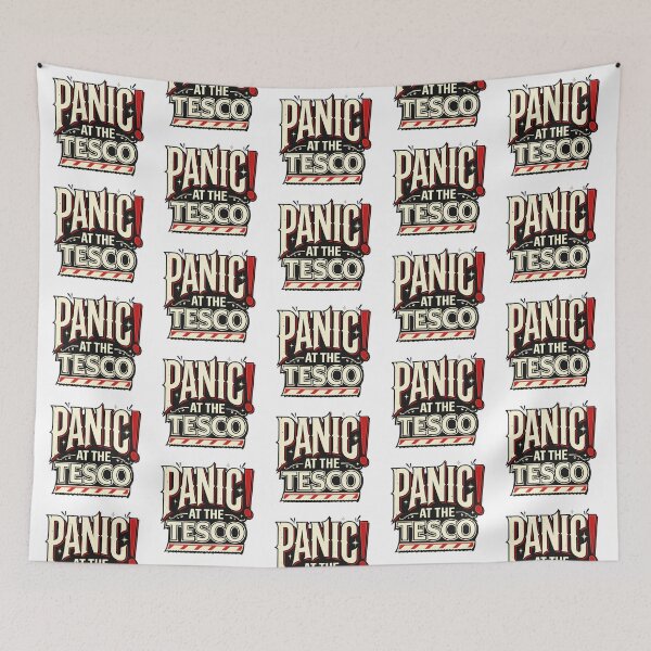Item preview, Panic At The Disco:Tesco Slogan designed and sold by Shoot-The-Moon.