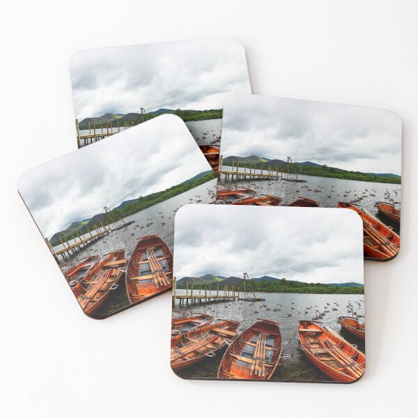 Item preview, Rowboats and Lakeside View at Derwent Water, Keswick, Cumbria, England designed and sold by Paul Thompson Photography.