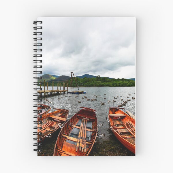 Item preview, Rowboats and Lakeside View at Derwent Water, Keswick, Cumbria, England designed and sold by Paul Thompson Photography.