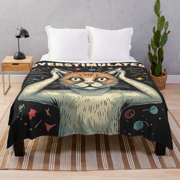 Item preview, Overstimulated Cat – Too Much Noise designed and sold by Artiviose.