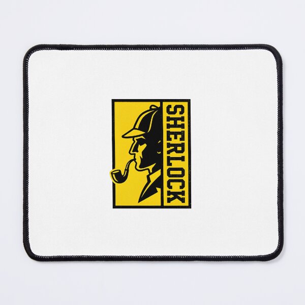 Item preview, Sherlock Yellow Split Frame Detective Silhouette designed and sold by Fenay Designs.
