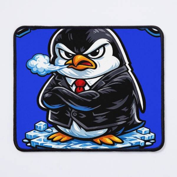 Item preview, Angry Penguin in Suit – Ice to Meet You Now Leave Funny Penguin Shirt designed and sold by Cosmic Meme Factory.