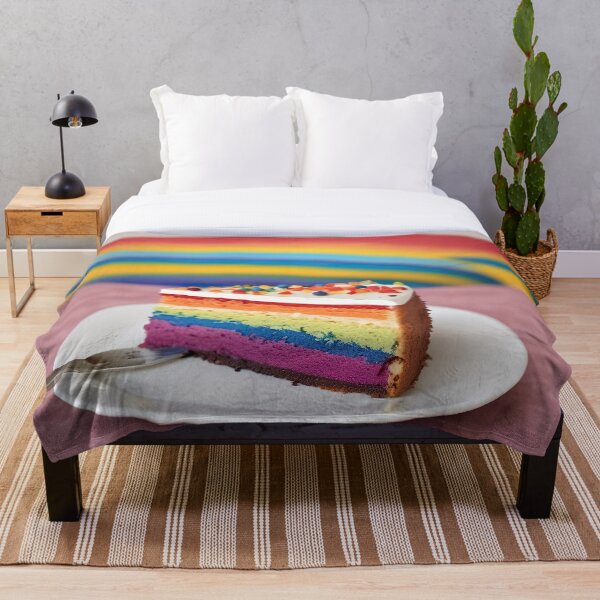 Item preview, Colorful Rainbow Cake – Sweet Dessert Baking Illustration designed and sold by WordPlayStudio.