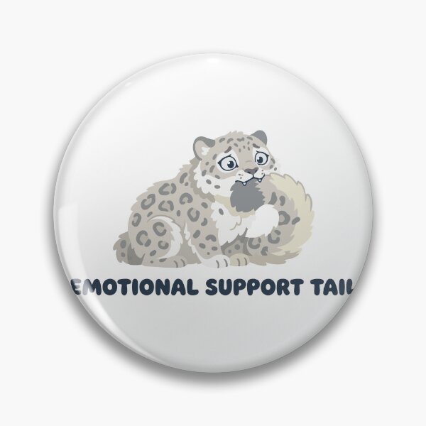 Item preview, Funny Snow Leopard Emotional Support Tail designed and sold by Petzzz.