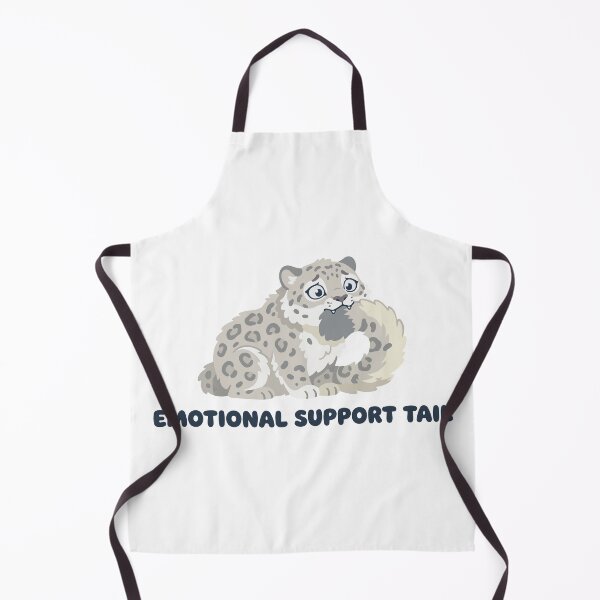Item preview, Funny Snow Leopard Emotional Support Tail designed and sold by Petzzz.