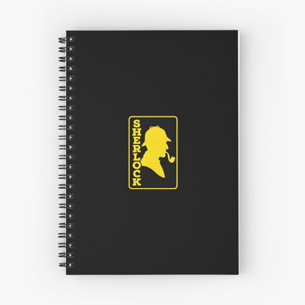 Item preview, Yellow Sherlock Holmes Silhouette and Text Graphic designed and sold by Fenay Designs.
