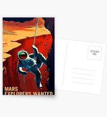 Mars - Forscher gesucht Postkarten
