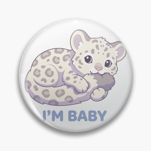 Item preview, I Am Baby Anxious Snow Leopard Tail designed and sold by Petzzz.