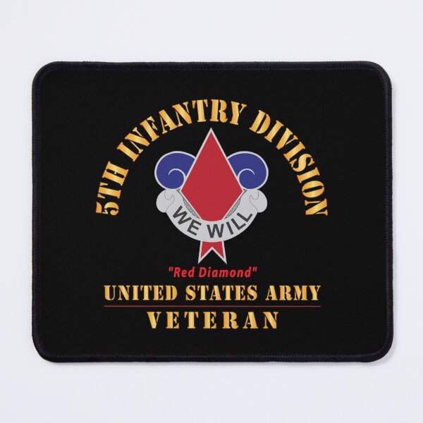 Item preview, Army - DUI - 5th Infantry Division - Red Diamond - US Army Veteran X 300 designed and sold by Military Insignia Products.