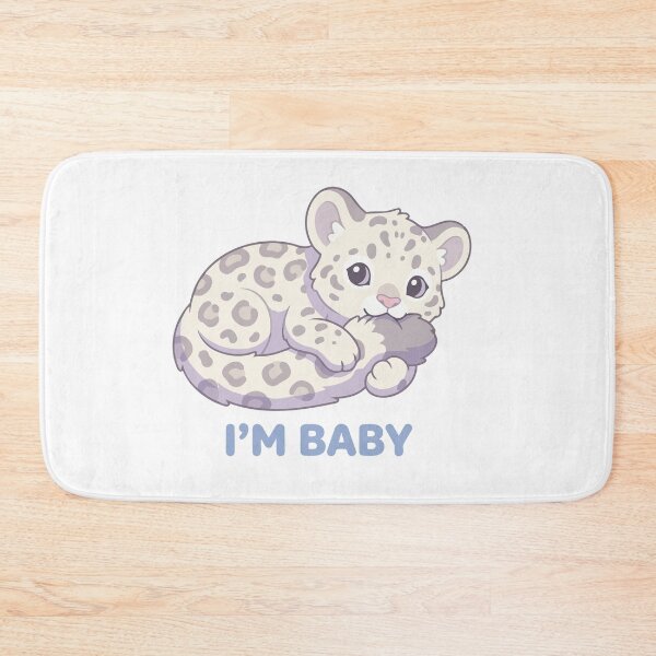 Item preview, I Am Baby Anxious Snow Leopard Tail designed and sold by Petzzz.