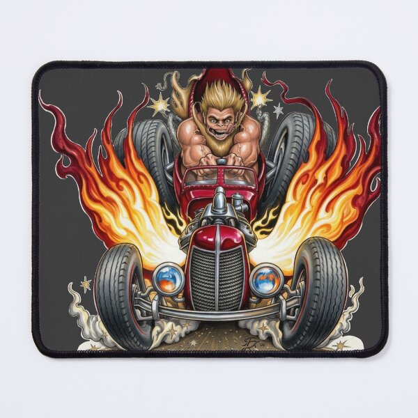 Item preview, Hot Rod Devil Rat Rod Monster Racing Art designed and sold by KabronX.