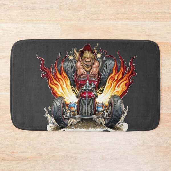 Item preview, Hot Rod Devil Rat Rod Monster Racing Art designed and sold by KabronX.