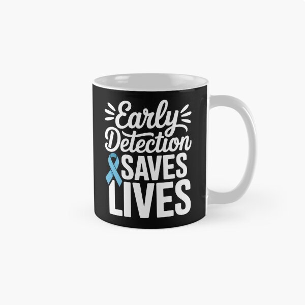 Item preview,  Early Detection Saves Lives Colon Cancer Awareness Blue Ribbon Shirt designed and sold by DarylWelsh2024.