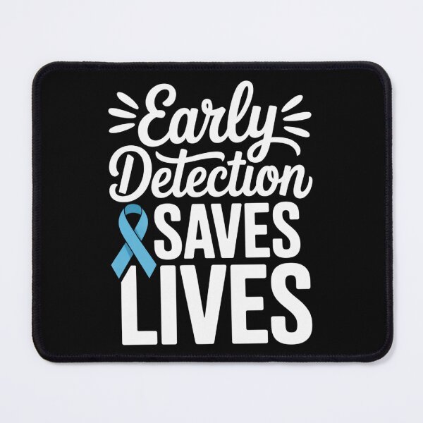 Item preview, Early Detection Saves Lives Colon Cancer Awareness Blue Ribbon Shirt designed and sold by DarylWelsh2024.